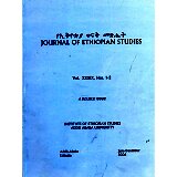 Journal of Ethiopian Studies Vol.XXXIX, Nos 1-2 (June-December 2006)