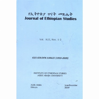 Journal of Ethiopian Studies Vol.XLII, Nos.1-2 (June-December 2009)
