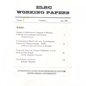 ELRG Working Papers Volume I  Number 1