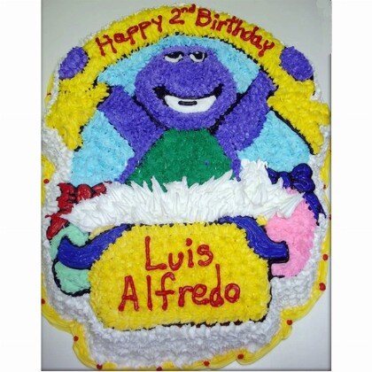 Barnie (2 Kg Fun Cake) - Mereb.Shop