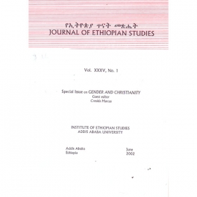 Journal of Ethiopian Studies Vol.XXXV, No.1 (June 2002)(Special Issue on Gender And Christianity)