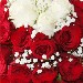 Thumbnail for Mix Flower Bouquet - Red & White