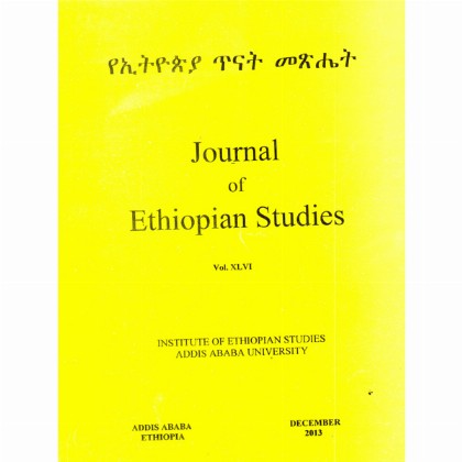 Journal of Ethiopian Studies Vol.XLVI (December 2013)